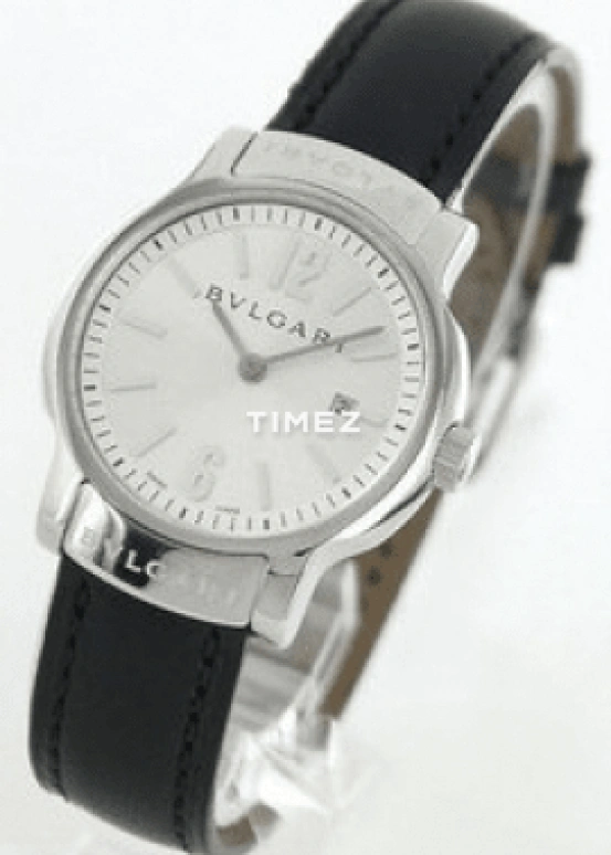 Bulgari,Solotempo 29mm,29mm,Stainless Steel,Silver White,Quartz,Day,Sapphire,Crystal Glass,ST29C6SLD