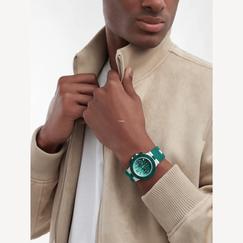 Bulgari,Aluminium 40mm,40mm,Aluminium,Green,White,Automatic,Chronograph,Day,104076