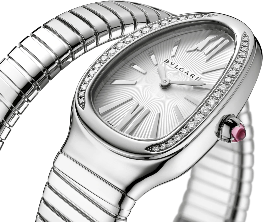 Bulgari,Serpenti 35mm,35mm,Stainless Steel,Silver,Quartz,26280hours,In-house Caliber,101816