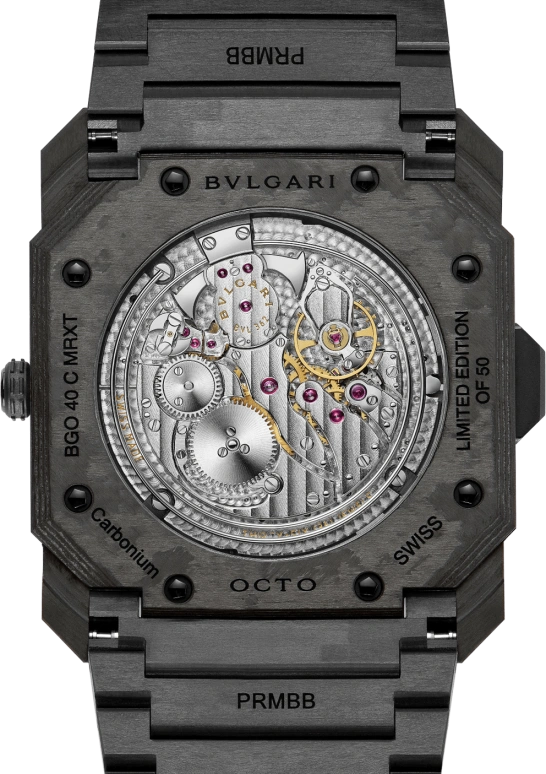 Bulgari,Octo 40mm,40mm,Carbon,Black,Handwound,42hours,In-house Caliber,102794