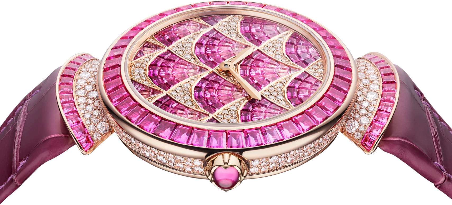 Bulgari,High Jewellery 37mm,37mm,Rose Gold,Rose Gold,Pink,Automatic,42hours,In-house Caliber,103492