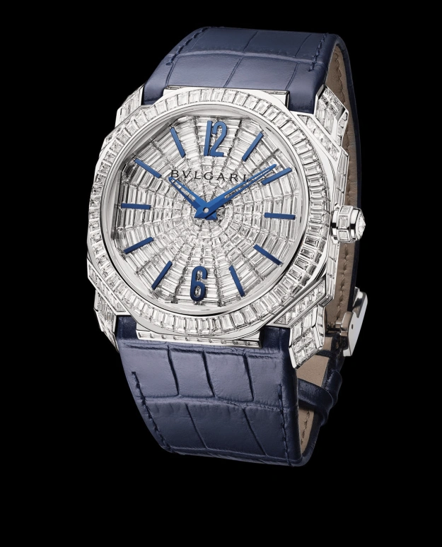 Bulgari,Octo 44mm,44mm,White Gold,White,Blue,Automatic,42hours,In-house Caliber,103213
