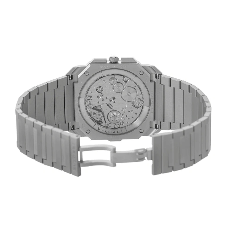 Bulgari,Octo 42mm,42mm,Titanium,White,Automatic,Chronograph,60hours,REVOLUTION THE RAKE