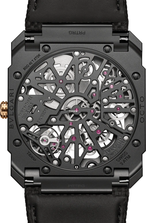 Bulgari,Octo 40mm,40mm,Titanium,Black,Handwound,Power Reserve Indicator,192hours,104121