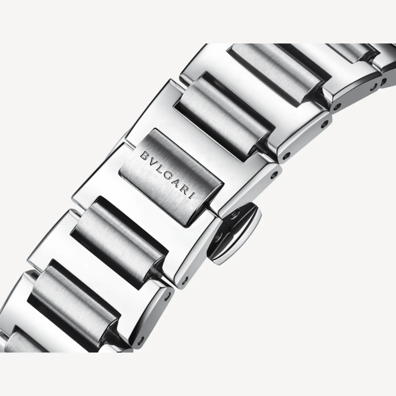 Bulgari,Lvcea 28mm,28mm,Stainless Steel,Rose Gold,Silver White,Quartz,Sapphire,Crystal Glass,Round,103878