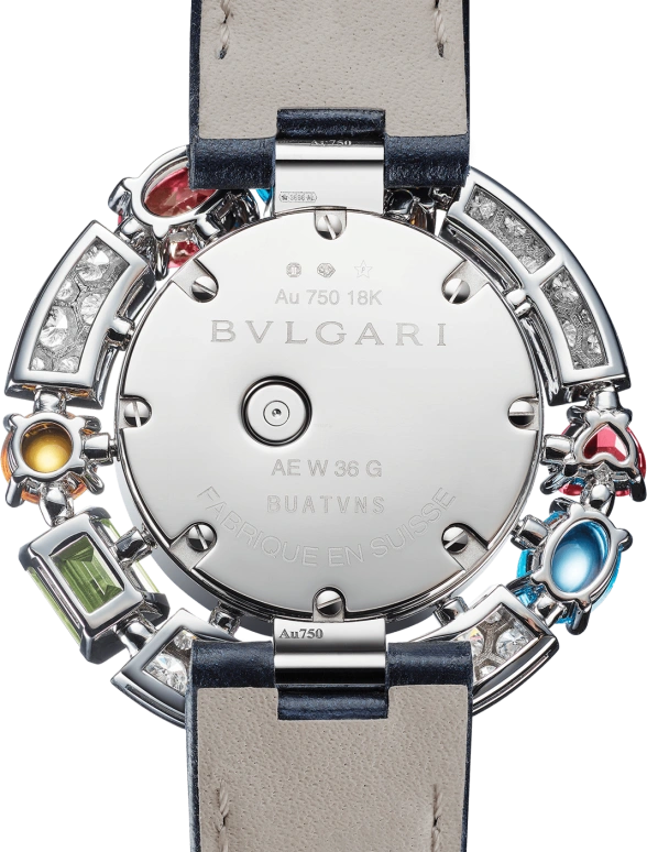Bulgari,Divas' Dream 36mm,36mm,White Gold,White,Sapphire,Crystal Glass,Mother of Pearl,103499