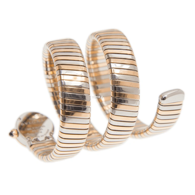 Bulgari,Other 19mm,19mm,Rose Gold,Black,Quartz,Sapphire,Crystal Glass,Round,BBLP191TSG