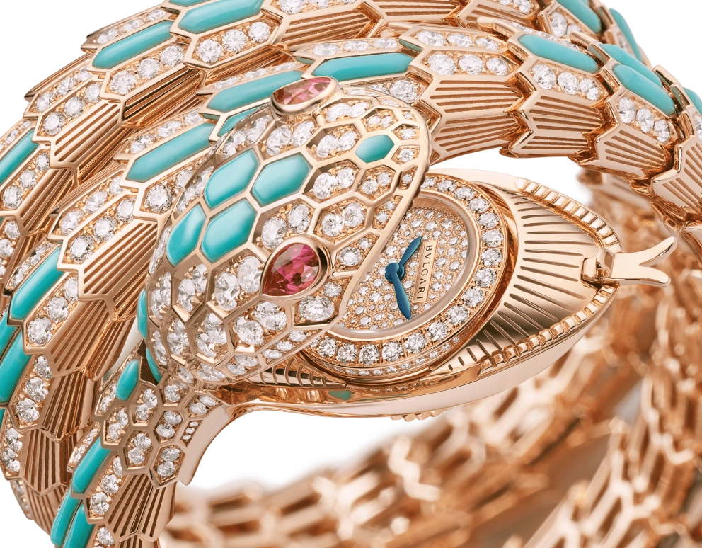 Bulgari,Serpenti 40mm,40mm,Rose Gold,Handwound,30hours,In-house Caliber,103558
