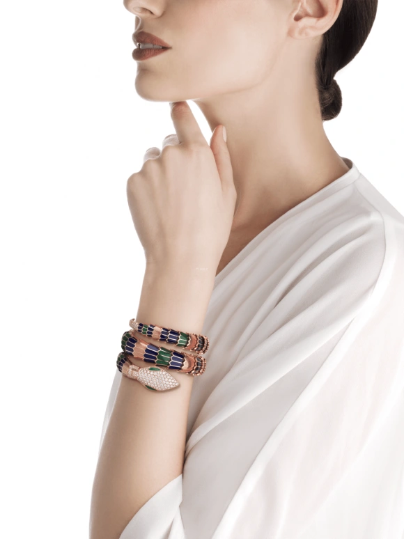Bulgari,Serpenti 40mm,40mm,Rose Gold,Quartz,26280hours,In-house Caliber,102446