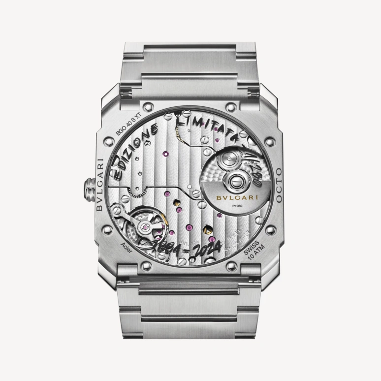 Bulgari,Octo 40mm,40mm,Stainless Steel,Silver,White,Automatic,Octagon,Silver,104163