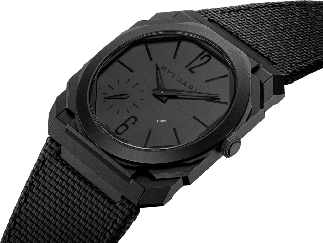 Bulgari,Octo 40mm,40mm,Titanium,Black,Automatic,60hours,In-house Caliber,104268