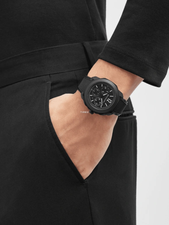 Bulgari,Octo 42mm,42mm,Stainless Steel,Black,Automatic,Chronograph,Day,103932
