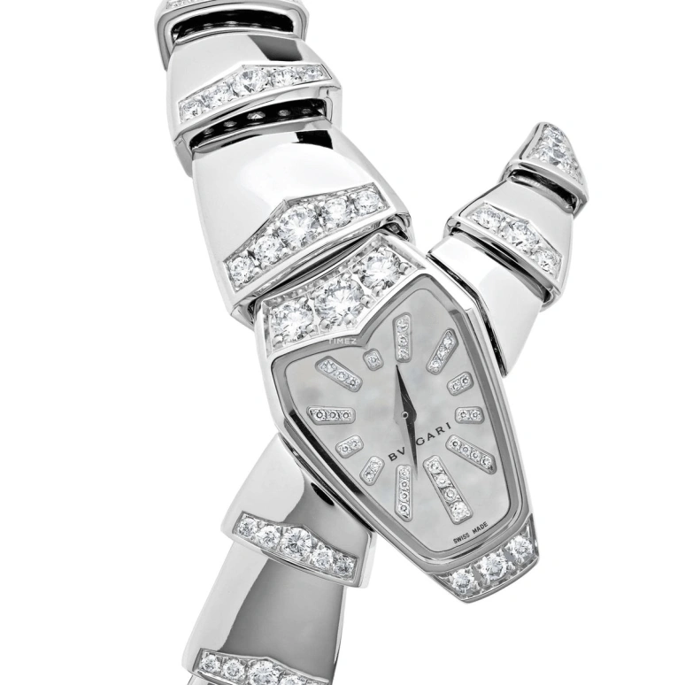 Bulgari,Serpenti 26mm,26mm,White Gold,White,Quartz,26280hours,In-house Caliber,102366