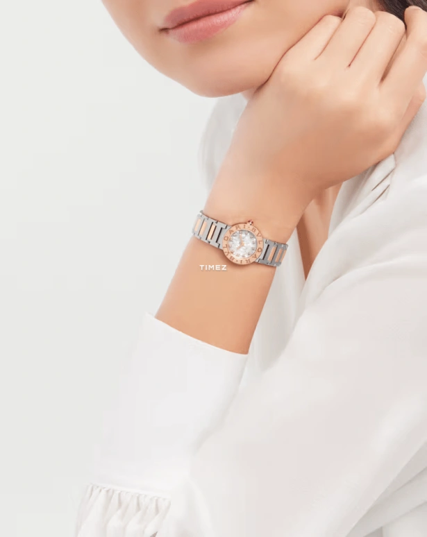 Bulgari,Bulgari Bulgari 23mm,23mm,Stainless Steel,Silver,Quartz,Sapphire,Crystal Glass,Round,104114