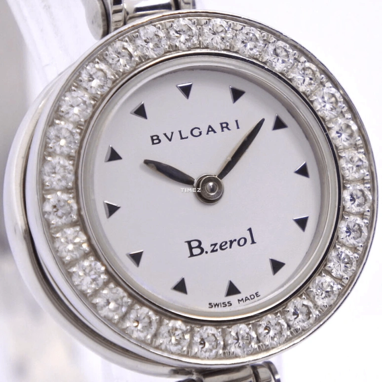Bulgari,B.Zero1 22mm,22mm,Stainless Steel,White,Quartz,Sapphire,Crystal Glass,Round,BZ22WSDL