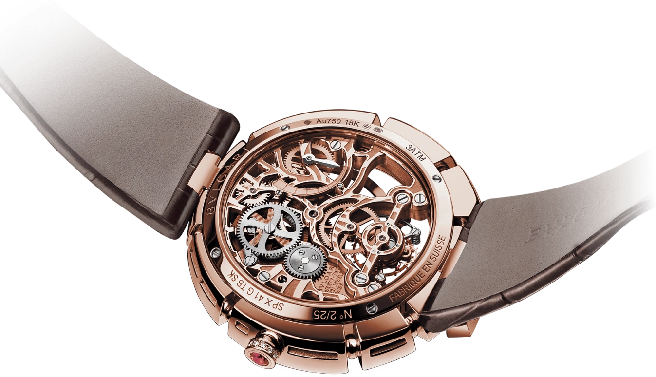 Bulgari,Serpenti 41mm,41mm,Rose Gold,Handwound,In-house Caliber,Sapphire,Crystal Glass,102724