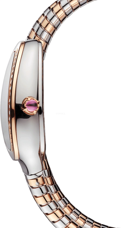 Bulgari,Serpenti 35mm,35mm,Stainless Steel,Rose Gold,Coffee,Brown,Gold,Quartz,Other,Silver,Rose Gold,103070