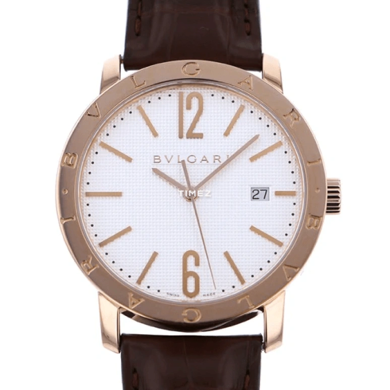 Bulgari,High Jewellery 40mm,40mm,Rose Gold,White,Automatic,Day,Round,101965