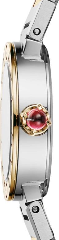 Bulgari,Bulgari Bulgari 23mm,23mm,Stainless Steel,Yellow Gold,White,Quartz,26280hours,In-house Caliber,104277