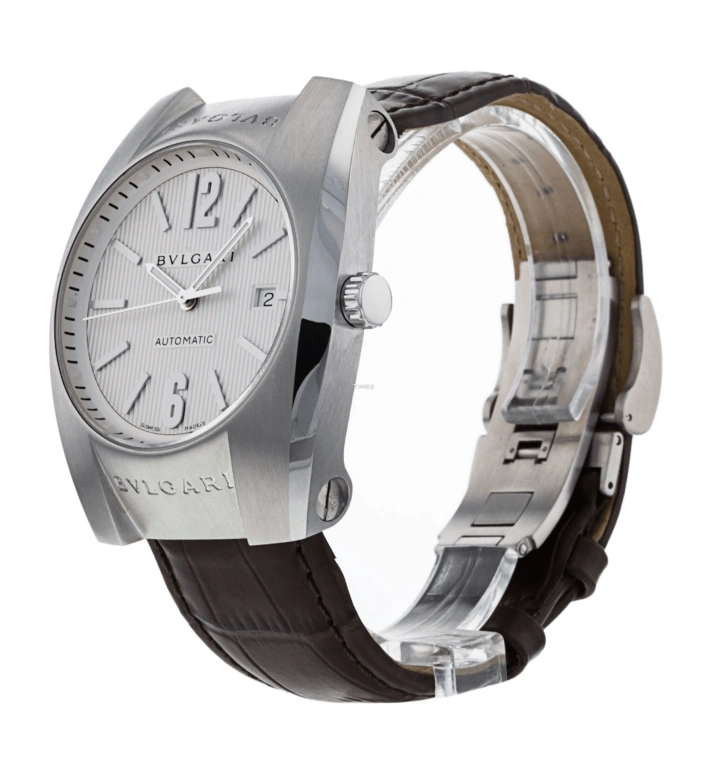 Bulgari,Ergon 40mm,40mm,Stainless Steel,White,Automatic,Day,Sapphire,Crystal Glass,EG40C6SLD
