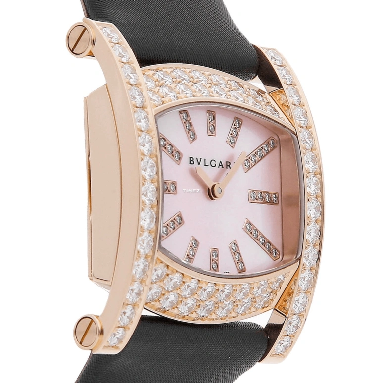 Bulgari,Assioma 36mm,36mm,Rose Gold,Pink,Quartz,Sapphire,Crystal Glass,Other,AAP36D2C2L,AAP36D2C2L/12
