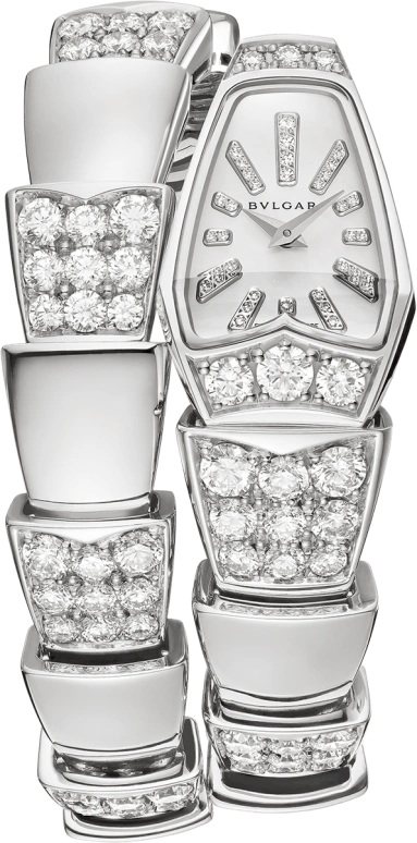 Bulgari,Serpenti 26mm,26mm,White Gold,White,Quartz,26280hours,In-house Caliber,101787