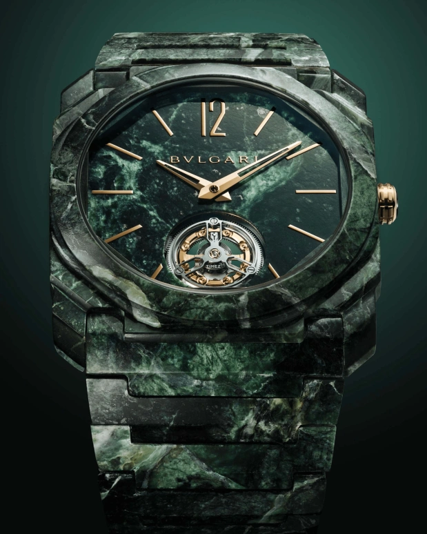 Bulgari,Octo 40mm,40mm,Tantalum,Green,Automatic,Tourbillon,60hours,ONLYWATCH
