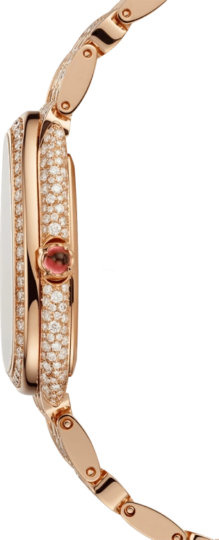 Bulgari,Serpenti 33mm,33mm,Rose Gold,Rose,Sapphire,Crystal Glass,Setting,Paved,Diamonds,103160