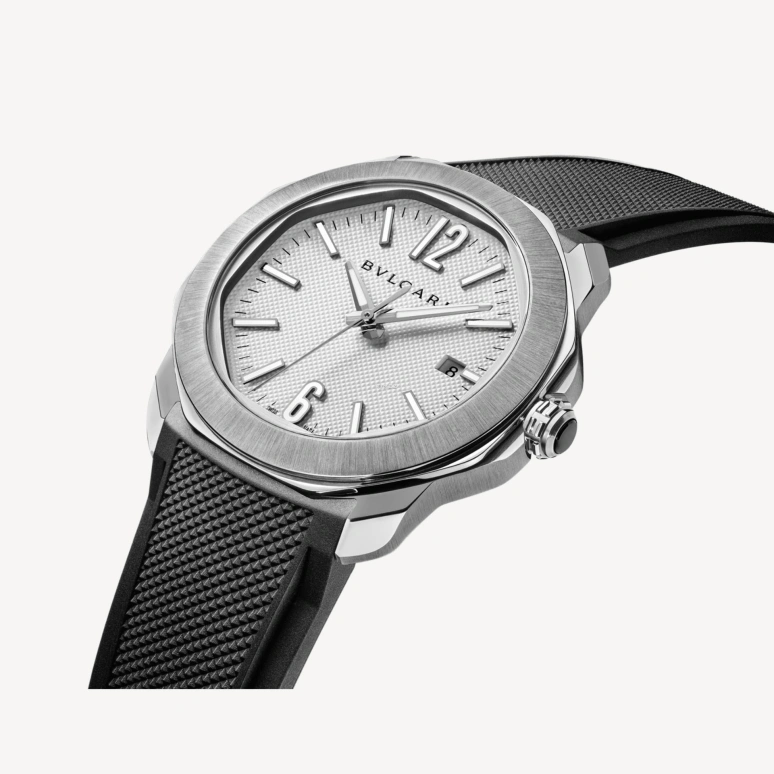 Bulgari,Octo 41mm,41mm,Stainless Steel,White,Automatic,Day,Round,103738