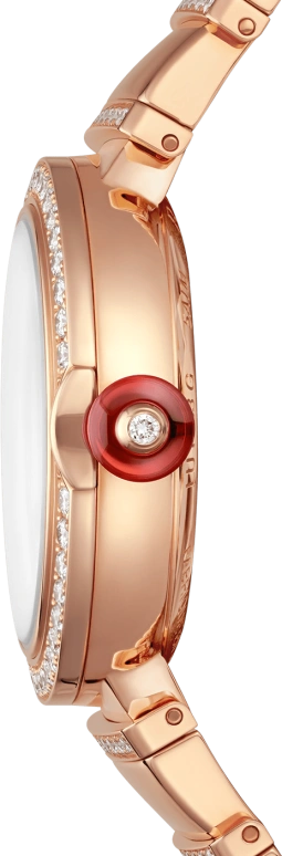 Bulgari,Lvcea 33mm,33mm,Rose Gold,Black,Automatic,42hours,In-house Caliber,102191