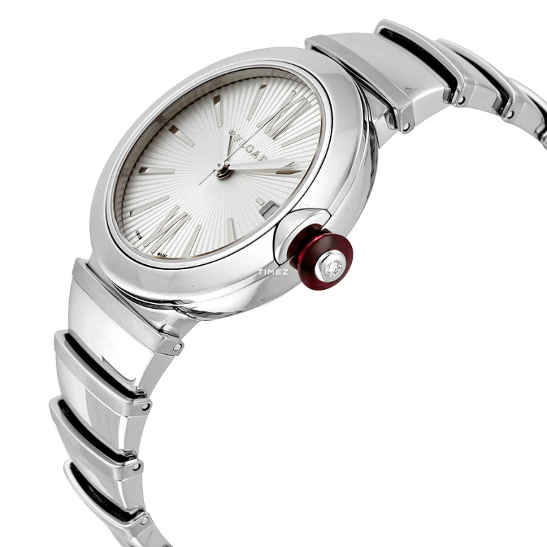 Bulgari,Lvcea 36mm,36mm,Stainless Steel,Silver,Automatic,Day,42hours,102383