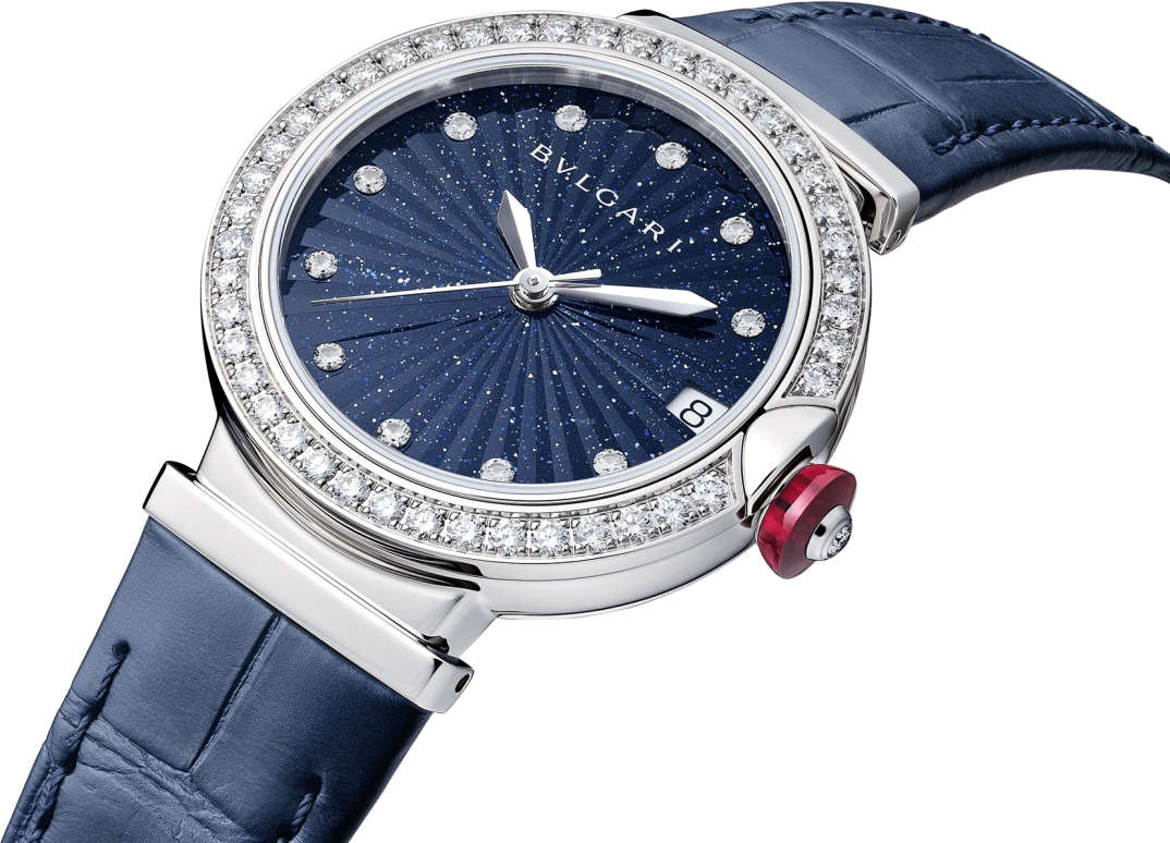 Bulgari,Lvcea 33mm,33mm,Stainless Steel,Blue,Automatic,42hours,In-house Caliber,103620