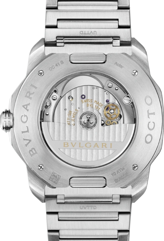 Bulgari,Octo 41mm,41mm,Stainless Steel,Green,Automatic,Day,42hours,104091