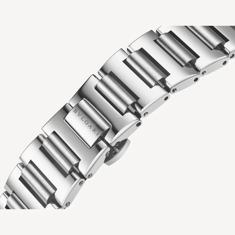Bulgari,Lvcea 33mm,33mm,Stainless Steel,Rose Gold,Green,Automatic,Sapphire,Crystal Glass,Round,103731