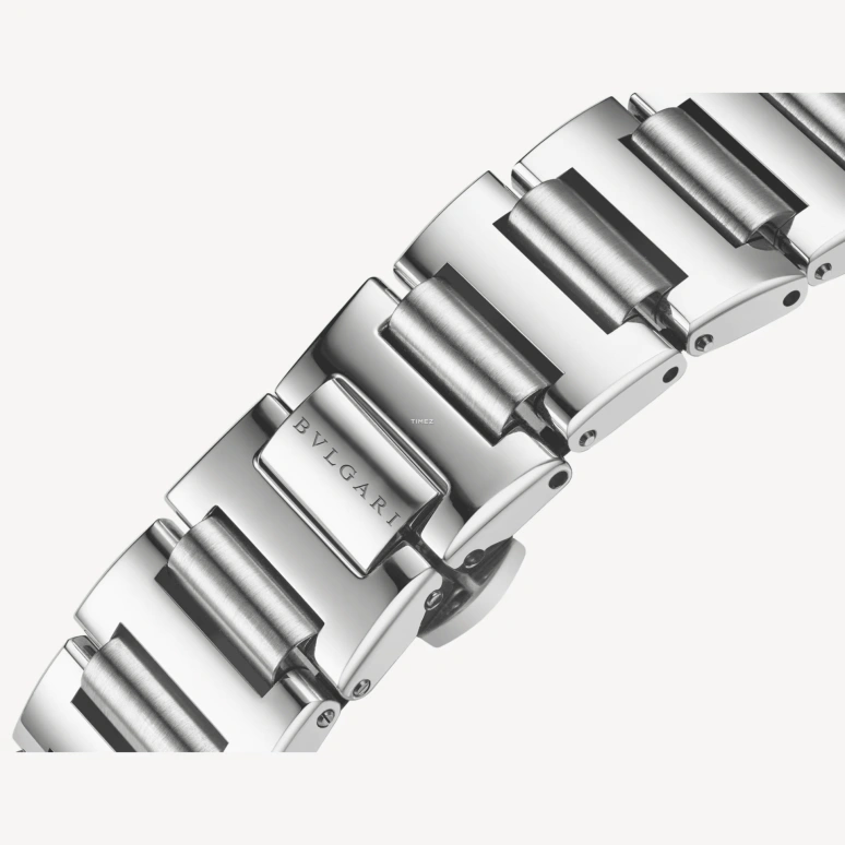 Bulgari,Lvcea 33mm,33mm,Stainless Steel,Blue,Automatic,Sapphire,Crystal Glass,Round,103728