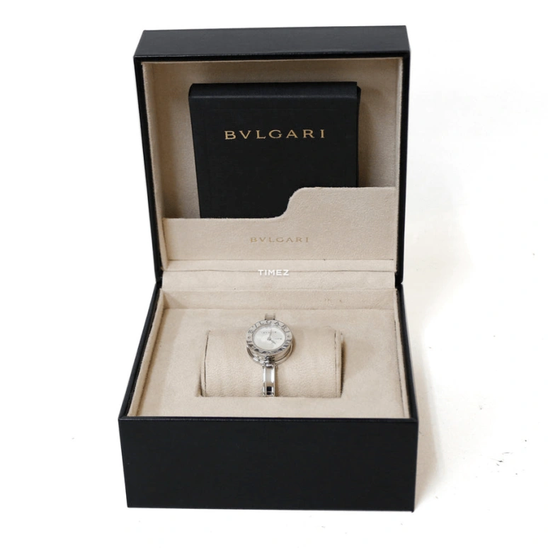 Bulgari,B.Zero1 22.50mm,22.50mm,Stainless Steel,White,Quartz,Round,Silver,BZ22S
