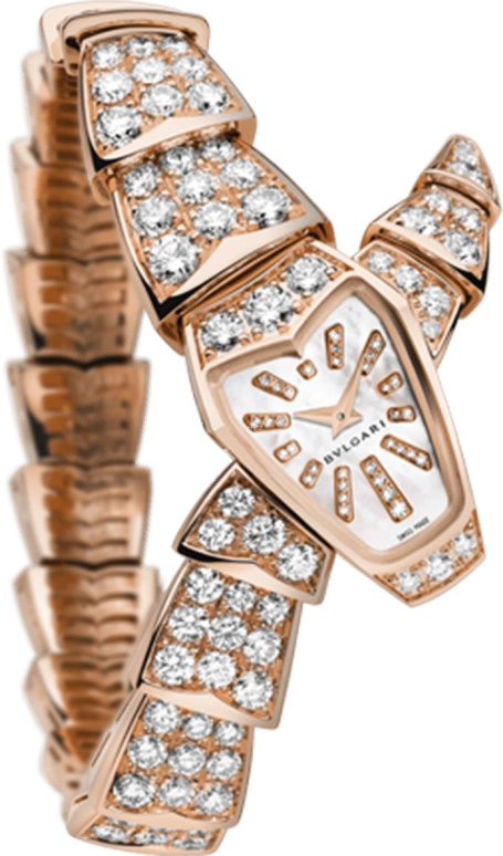 Bulgari,Serpenti 26mm,26mm,Rose Gold,Pink,Quartz,26280hours,In-house Caliber,102368