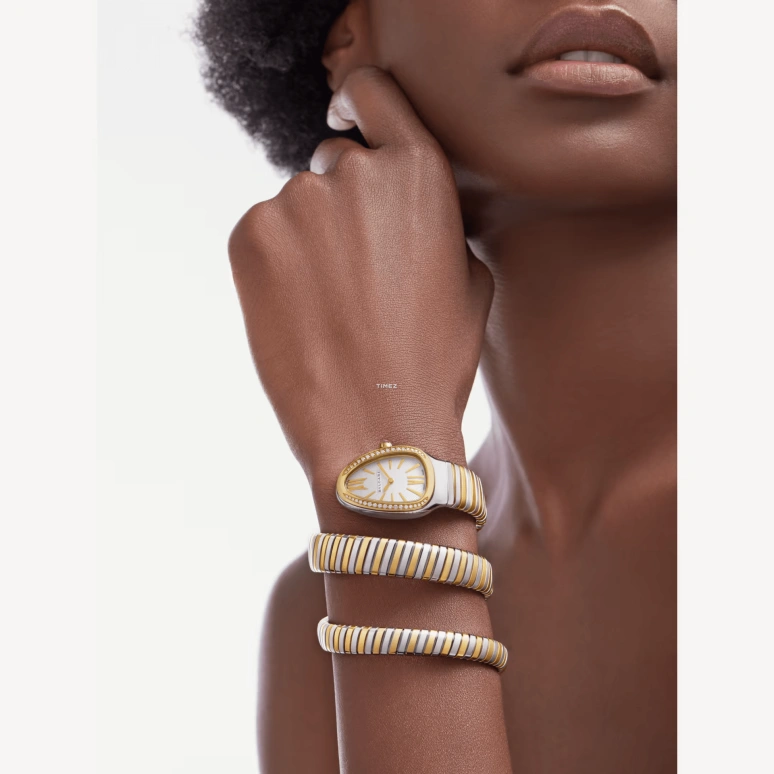 Bulgari,Serpenti 35mm,35mm,Stainless Steel,White,Quartz,Sapphire,Crystal Glass,Other,103797