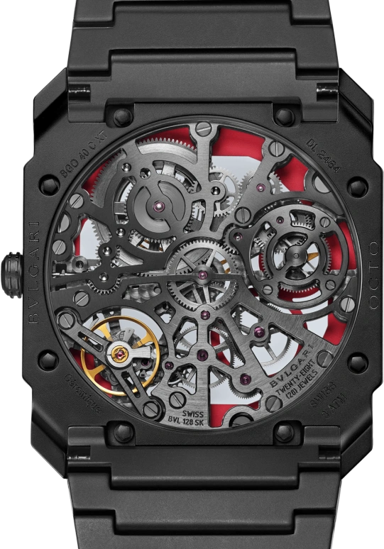 Bulgari,Octo 40mm,40mm,Ceramic,Red,Handwound,65hours,In-house Caliber,103527