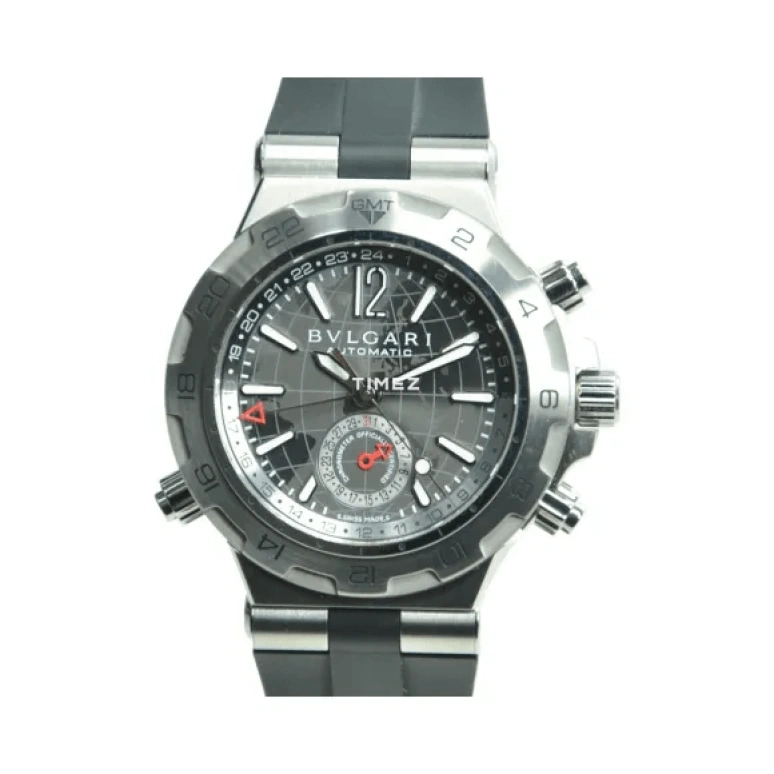 Bulgari,Other 42mm,42mm,Stainless Steel,Grey,Automatic,Day,Dule Time,Day / Night Indication,101647