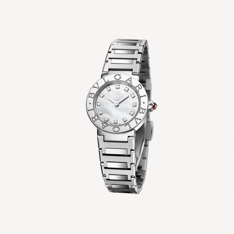 Bulgari,Bulgari Bulgari 23mm,23mm,Stainless Steel,Silver,Quartz,Round,103692