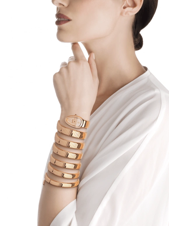 Bulgari,Serpenti 35mm,35mm,Rose Gold,Quartz,26280hours,In-house Caliber,101938