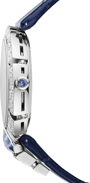 Bulgari,Serpenti 41mm,41mm,White Gold,Handwound,In-house Caliber,Sapphire,Crystal Glass,102723