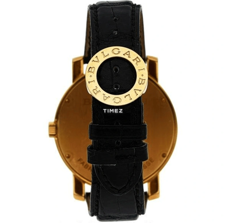 Bulgari,Bulgari Bulgari 42mm,42mm,Yellow Gold,Black,Automatic,Day,Sapphire,101405