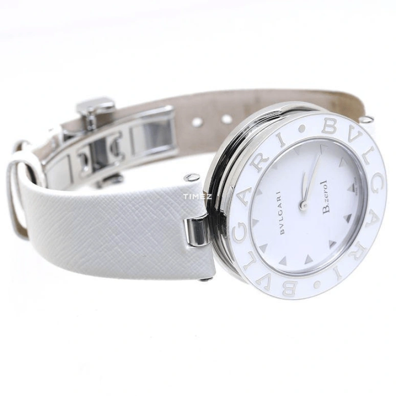 Bulgari,B.Zero1 30mm,30mm,Stainless Steel,White,Quartz,Sapphire,Crystal Glass,Round,BZ35WLSL