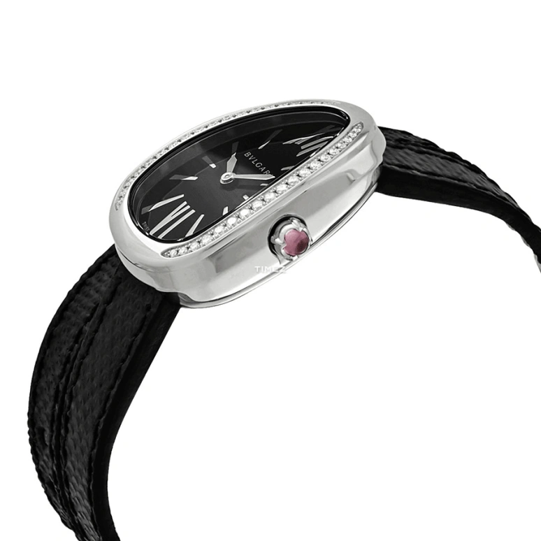 Bulgari,Serpenti 32mm,32mm,Stainless Steel,Black,Quartz,Sapphire,Crystal Glass,Other,102921