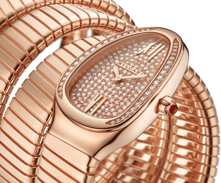 Bulgari,Serpenti 35mm,35mm,Rose Gold,Quartz,26280hours,In-house Caliber,101938