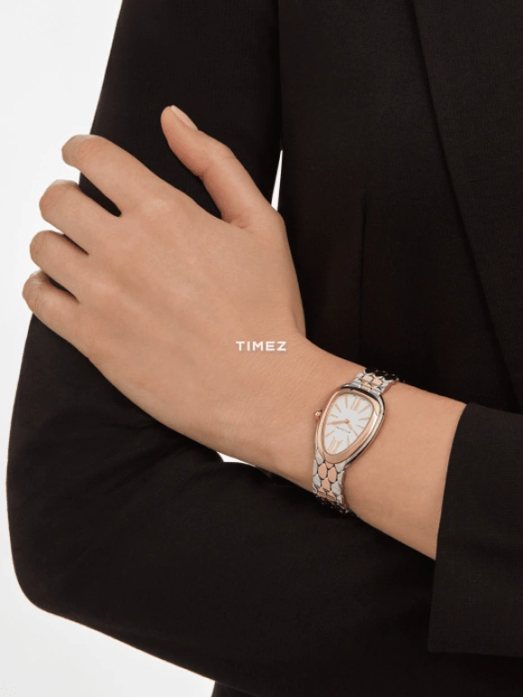 Bulgari,Serpenti Seduttori 33mm,33mm,Stainless Steel,White,Quartz,Sapphire,Other,103948