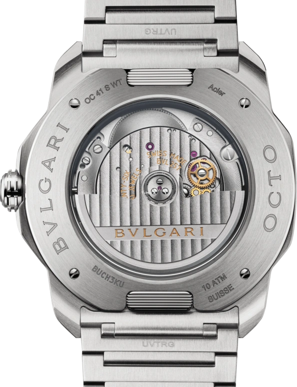 Bulgari,Octo 41mm,41mm,Stainless Steel,Blue,Automatic,World Time,42hours,103762