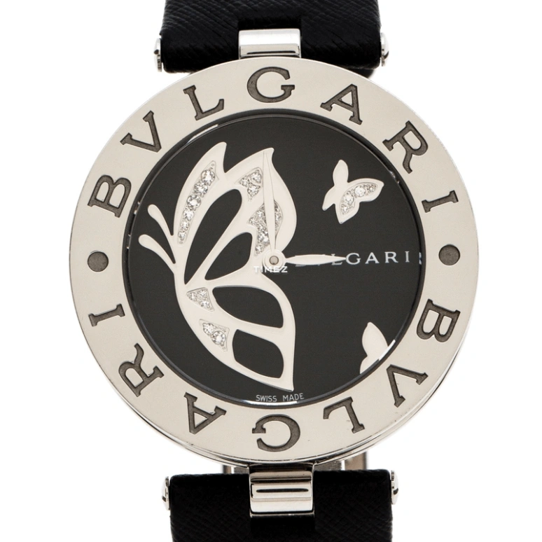 Bulgari,B.Zero1 35mm,35mm,Stainless Steel,Black,Quartz,Sapphire,Round,BZ35BDSL